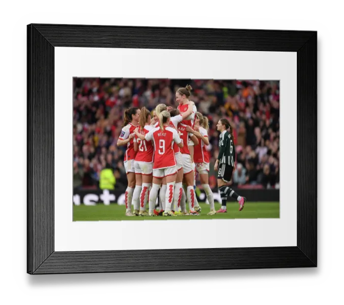 Framed Print : Arsenal FC v Manchester United - Barclays Women's Super League