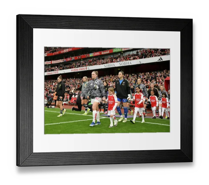 Framed Print : Arsenal FC v Manchester United - Barclays Women's Super League