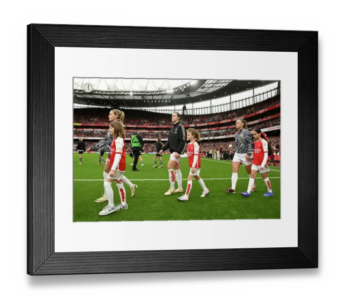 Framed Print : Arsenal FC v Manchester United - Barclays Women's Super League