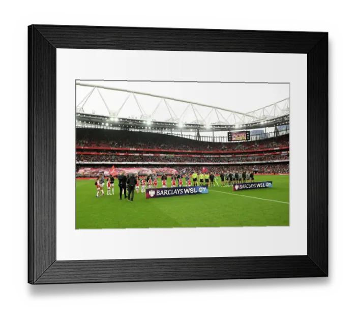 Framed Print : Arsenal FC v Manchester United - Barclays Women's Super League