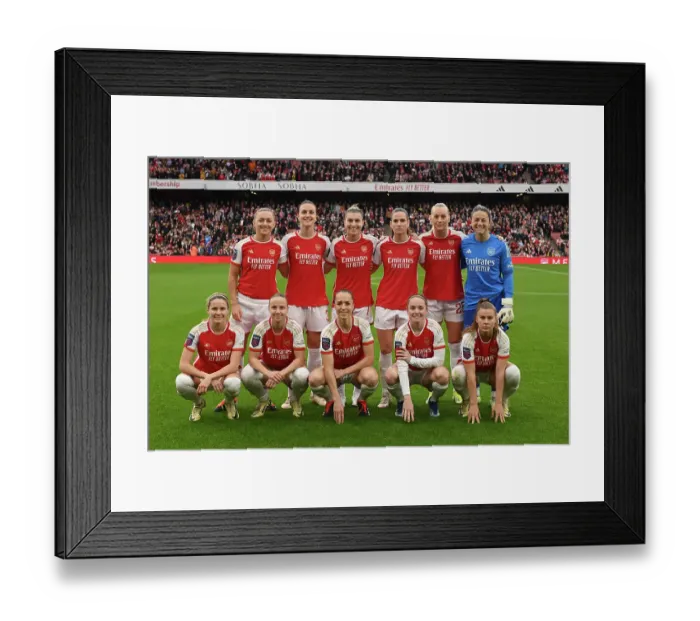 Framed Print : Arsenal FC v Manchester United - Barclays Women's Super League