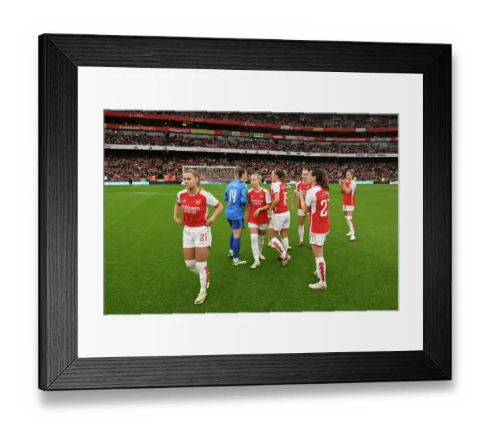 Framed Print : Arsenal FC v Manchester United - Barclays Women's Super League