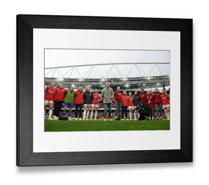 Framed Print : Arsenal FC v Manchester United - Barclays Women's Super League