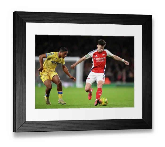 Framed Print : Arsenal v Crystal Palace - Carabao Cup Quarter Final