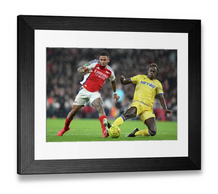 Framed Print : Arsenal v Crystal Palace - Carabao Cup Quarter Final