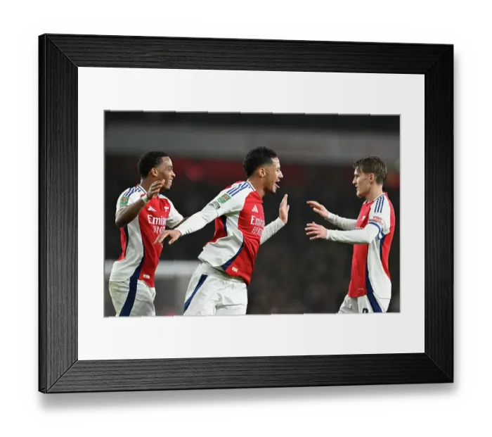 Framed Print : Arsenal v Crystal Palace - Carabao Cup Quarter Final Framed Print : Arsenal v Crystal Palace - Carabao Cup Quarter Final
