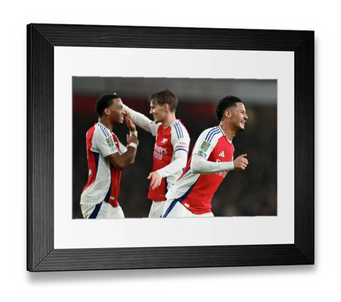 Framed Print : Arsenal v Crystal Palace - Carabao Cup Quarter Final