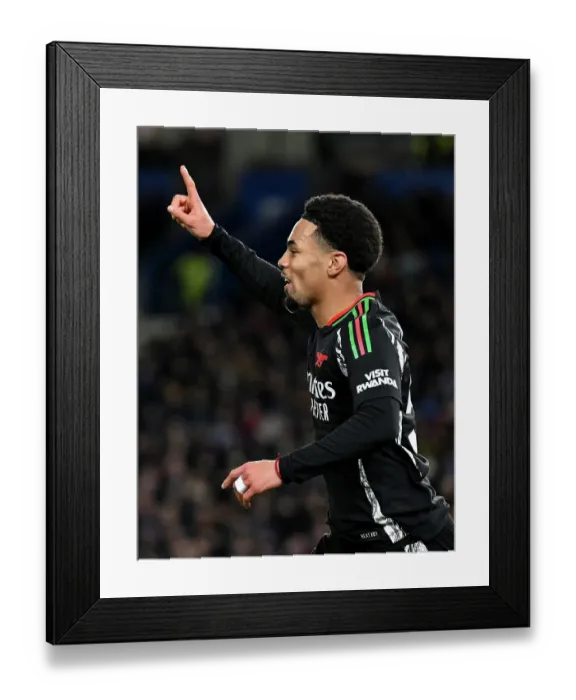 Framed Print : Brighton & Hove Albion FC v Arsenal FC - Premier League Brighton & Hove Albion FC v Arsenal FC - Premier League