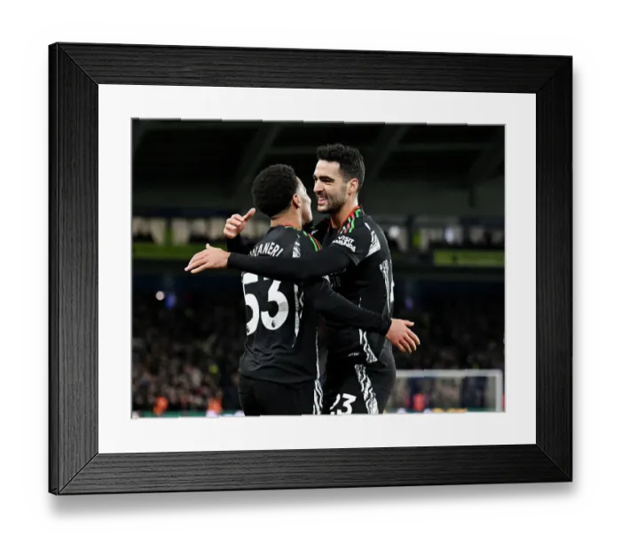 Framed Print : Brighton & Hove Albion FC v Arsenal FC - Premier League