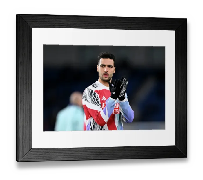 Framed Print : Brighton & Hove Albion FC v Arsenal FC - Premier League Brighton & Hove Albion FC v Arsenal FC - Premier League