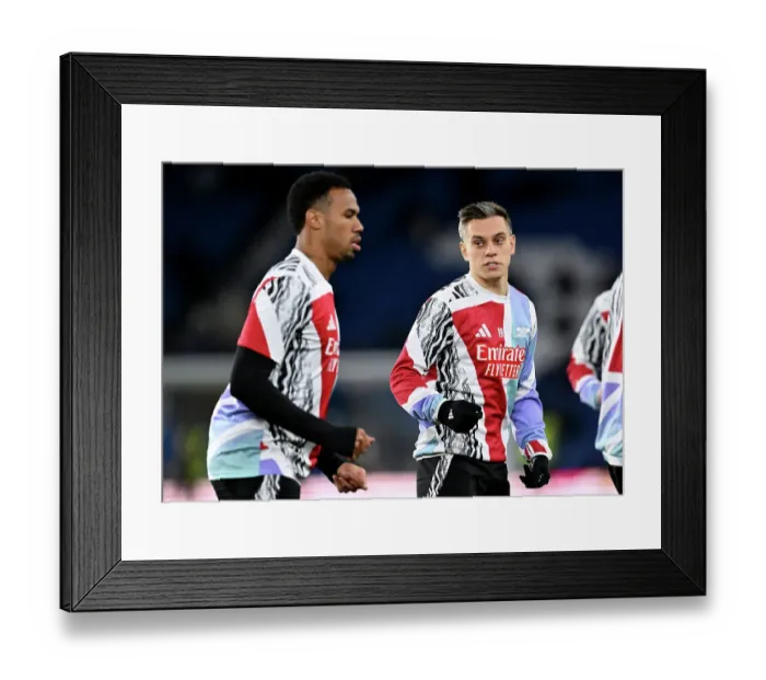 Framed Print : Brighton & Hove Albion FC v Arsenal FC - Premier League Brighton & Hove Albion FC v Arsenal FC - Premier League