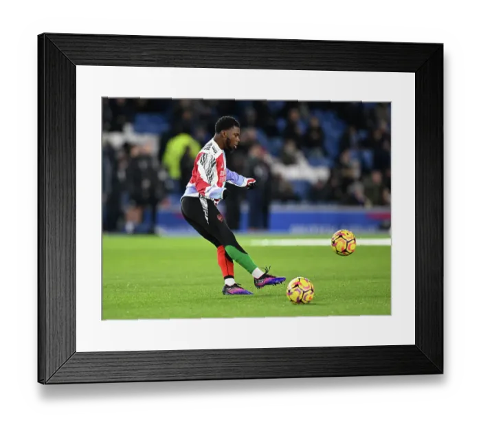 Framed Print : Brighton & Hove Albion FC v Arsenal FC - Premier League Brighton & Hove Albion FC v Arsenal FC - Premier League