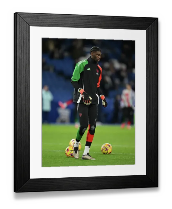 Framed Print : Brighton & Hove Albion FC v Arsenal FC - Premier League Brighton & Hove Albion FC v Arsenal FC - Premier League