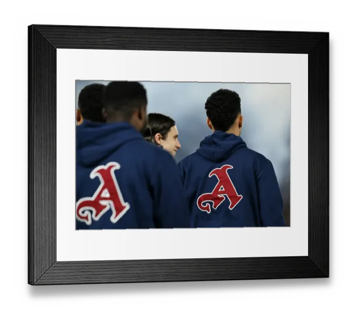Framed Print : Brighton & Hove Albion FC v Arsenal FC - Premier League Brighton & Hove Albion FC v Arsenal FC - Premier League