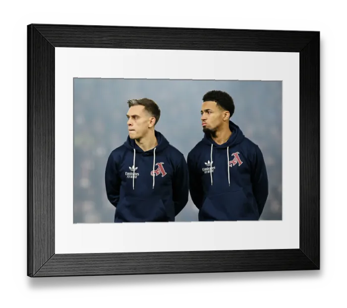 Framed Print : Brighton & Hove Albion FC v Arsenal FC - Premier League Brighton & Hove Albion FC v Arsenal FC - Premier League