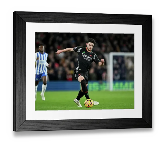 Framed Print : Brighton & Hove Albion FC v Arsenal FC - Premier League