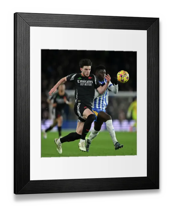 Framed Print : Brighton & Hove Albion FC v Arsenal FC - Premier League Brighton & Hove Albion FC v Arsenal FC - Premier League