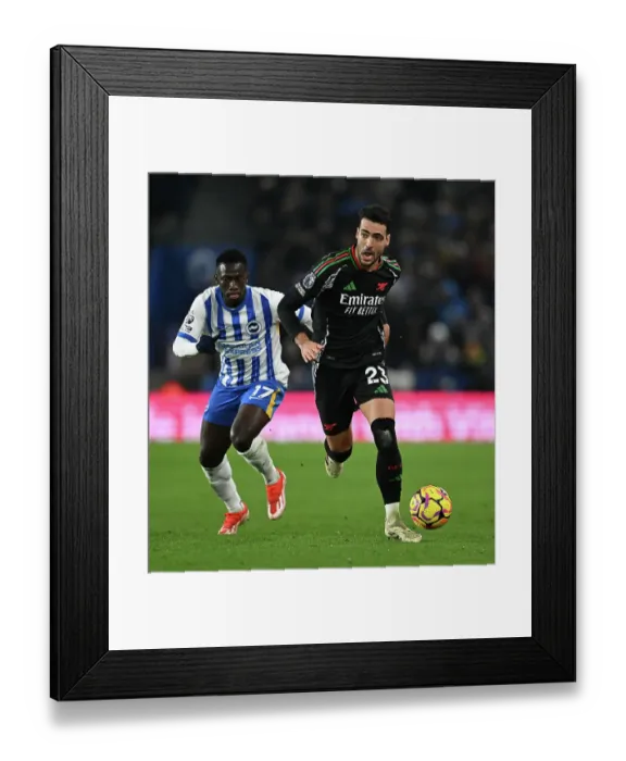 Framed Print : Brighton & Hove Albion FC v Arsenal FC - Premier League Brighton & Hove Albion FC v Arsenal FC - Premier League