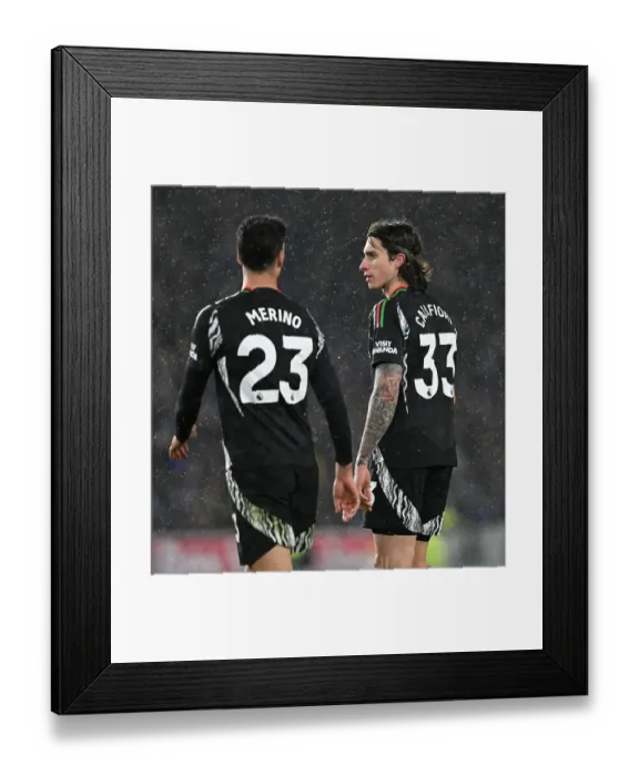 Framed Print : Brighton & Hove Albion FC v Arsenal FC - Premier League Brighton & Hove Albion FC v Arsenal FC - Premier League
