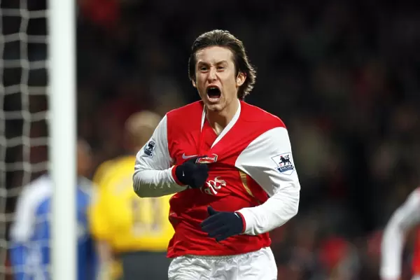 Tomas Rosicky's Goal: Arsenal's 2-1 Victory Over Wigan Athletic, FA Premiership, 2007