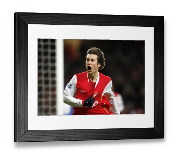 Framed Print : Tomas Rosicky's Stunner: Arsenal's Winning Goal Against Wigan Athletic (2007) Framed Print : Tomas Rosicky's Stunner: Arsenal's Winning Goal Against Wigan Athletic (2007)