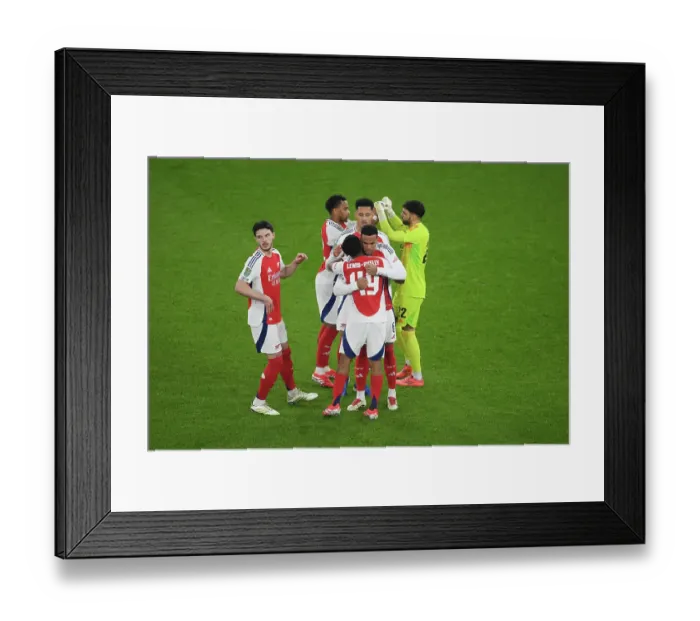 Framed Print : Arsenal v Newcastle United - Carabao Cup Semi Final First Leg