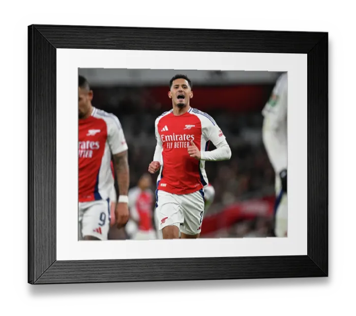 Framed Print : Arsenal v Newcastle United - Carabao Cup Semi Final First Leg
