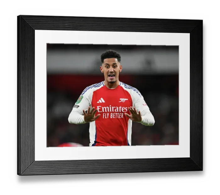 Framed Print : Arsenal v Newcastle United - Carabao Cup Semi Final First Leg