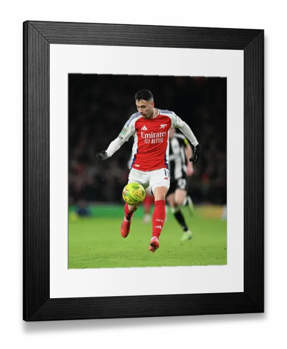 Framed Print : Arsenal v Newcastle United - Carabao Cup Semi Final First Leg