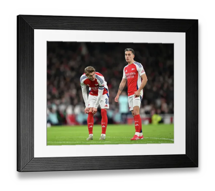 Framed Print : Arsenal v Newcastle United - Carabao Cup Semi Final First Leg