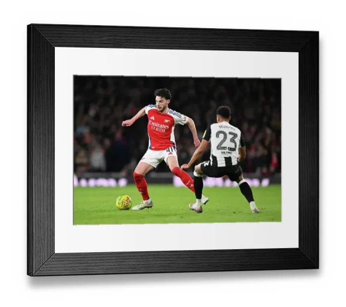 Framed Print : Arsenal v Newcastle United - Carabao Cup Semi Final First Leg