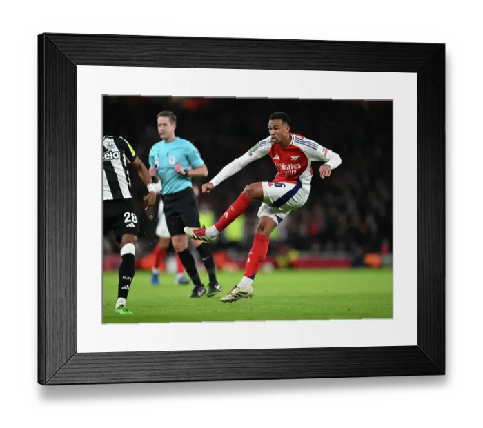 Framed Print : Arsenal v Newcastle United - Carabao Cup Semi Final First Leg