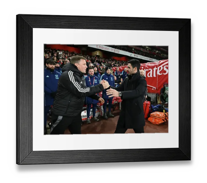 Framed Print : Arsenal v Newcastle United - Carabao Cup Semi Final First Leg