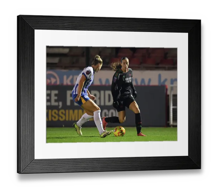 Framed Print : Brighton & Hove Albion v Arsenal - Subway Women's League Cup Brighton & Hove Albion v Arsenal - Subway Women's League Cup