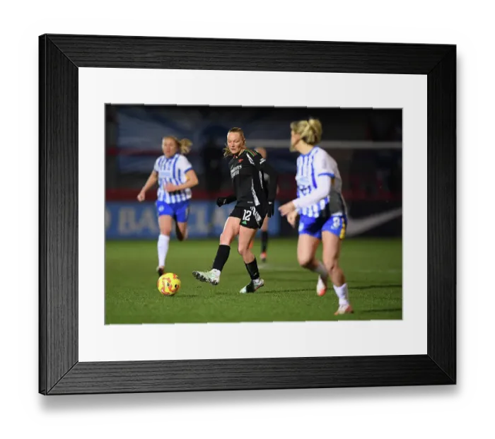 Framed Print : Brighton & Hove Albion v Arsenal - Subway Women's League Cup Brighton & Hove Albion v Arsenal - Subway Women's League Cup