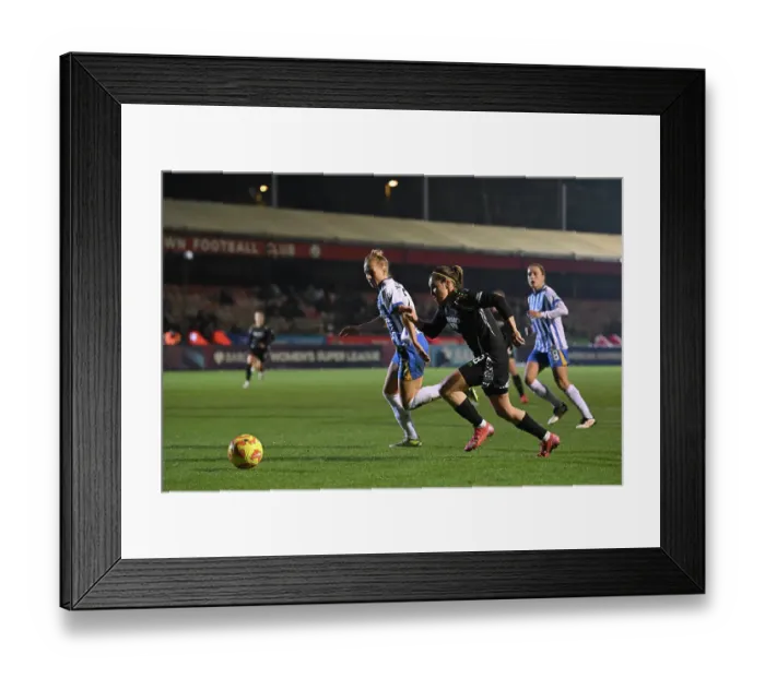 Framed Print : Brighton & Hove Albion v Arsenal - Subway Women's League Cup Brighton & Hove Albion v Arsenal - Subway Women's League Cup