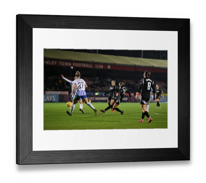 Framed Print : Brighton & Hove Albion v Arsenal - Subway Women's League Cup Brighton & Hove Albion v Arsenal - Subway Women's League Cup