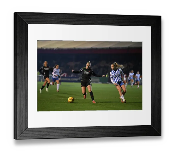 Framed Print : Brighton & Hove Albion v Arsenal - Subway Women's League Cup Brighton & Hove Albion v Arsenal - Subway Women's League Cup