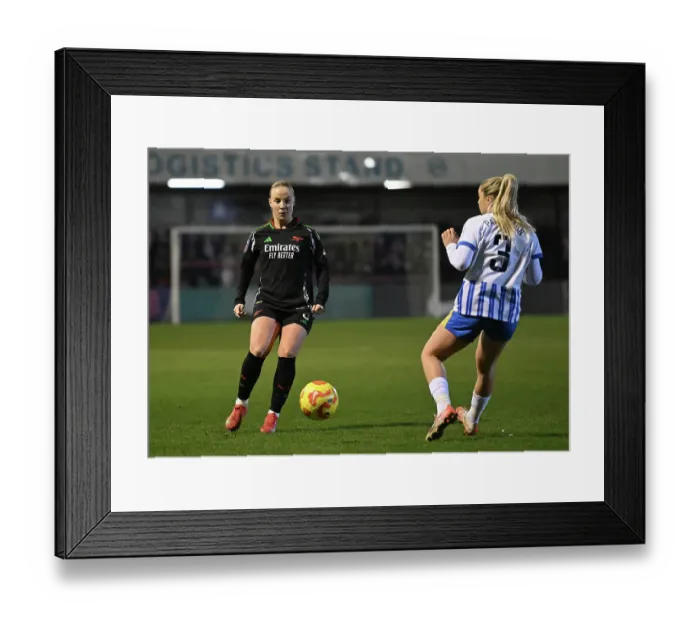 Framed Print : Brighton & Hove Albion v Arsenal - Subway Women's League Cup Brighton & Hove Albion v Arsenal - Subway Women's League Cup