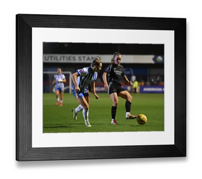 Framed Print : Brighton & Hove Albion v Arsenal - Subway Women's League Cup Brighton & Hove Albion v Arsenal - Subway Women's League Cup