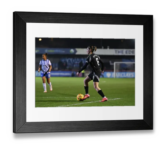 Framed Print : Brighton & Hove Albion v Arsenal - Subway Women's League Cup Brighton & Hove Albion v Arsenal - Subway Women's League Cup