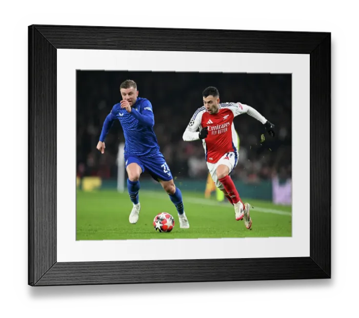 Framed Print : Arsenal FC v GNK Dinamo - UEFA Champions League 2024 / 25 League Phase MD7 Framed Print : Arsenal FC v GNK Dinamo - UEFA Champions League 2024 / 25 League Phase MD7