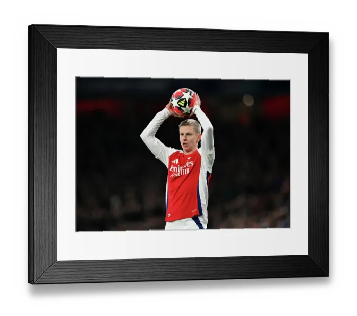 Framed Print : Arsenal FC v GNK Dinamo - UEFA Champions League 2024 / 25 League Phase MD7