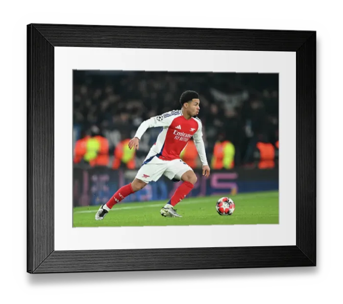 Framed Print : Arsenal FC v GNK Dinamo - UEFA Champions League 2024 / 25 League Phase MD7 Framed Print : Arsenal FC v GNK Dinamo - UEFA Champions League 2024 / 25 League Phase MD7