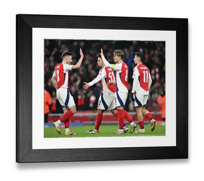 Framed Print : Arsenal FC v GNK Dinamo - UEFA Champions League 2024 / 25 League Phase MD7