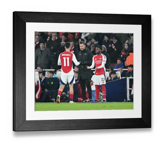 Framed Print : Arsenal FC v GNK Dinamo - UEFA Champions League 2024 / 25 League Phase MD7 Framed Print : Arsenal FC v GNK Dinamo - UEFA Champions League 2024 / 25 League Phase MD7