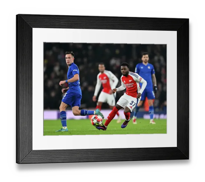 Framed Print : Arsenal FC v GNK Dinamo - UEFA Champions League 2024 / 25 League Phase MD7 Framed Print : Arsenal FC v GNK Dinamo - UEFA Champions League 2024 / 25 League Phase MD7