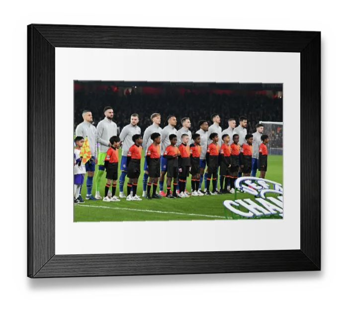 Framed Print : Arsenal FC v GNK Dinamo - UEFA Champions League 2024 / 25 League Phase MD7 Framed Print : Arsenal FC v GNK Dinamo - UEFA Champions League 2024 / 25 League Phase MD7