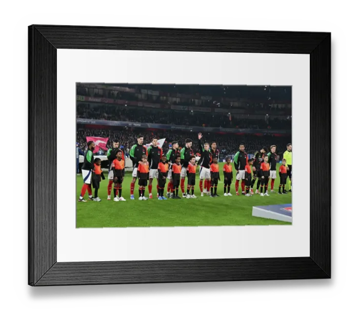 Framed Print : Arsenal FC v GNK Dinamo - UEFA Champions League 2024 / 25 League Phase MD7 Framed Print : Arsenal FC v GNK Dinamo - UEFA Champions League 2024 / 25 League Phase MD7