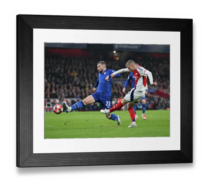 Framed Print : Arsenal FC v GNK Dinamo - UEFA Champions League 2024 / 25 League Phase MD7 Framed Print : Arsenal FC v GNK Dinamo - UEFA Champions League 2024 / 25 League Phase MD7